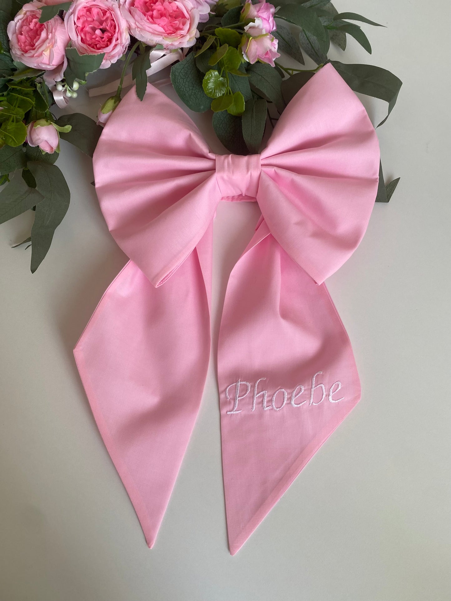 Personalised Cot Bow / Tieback