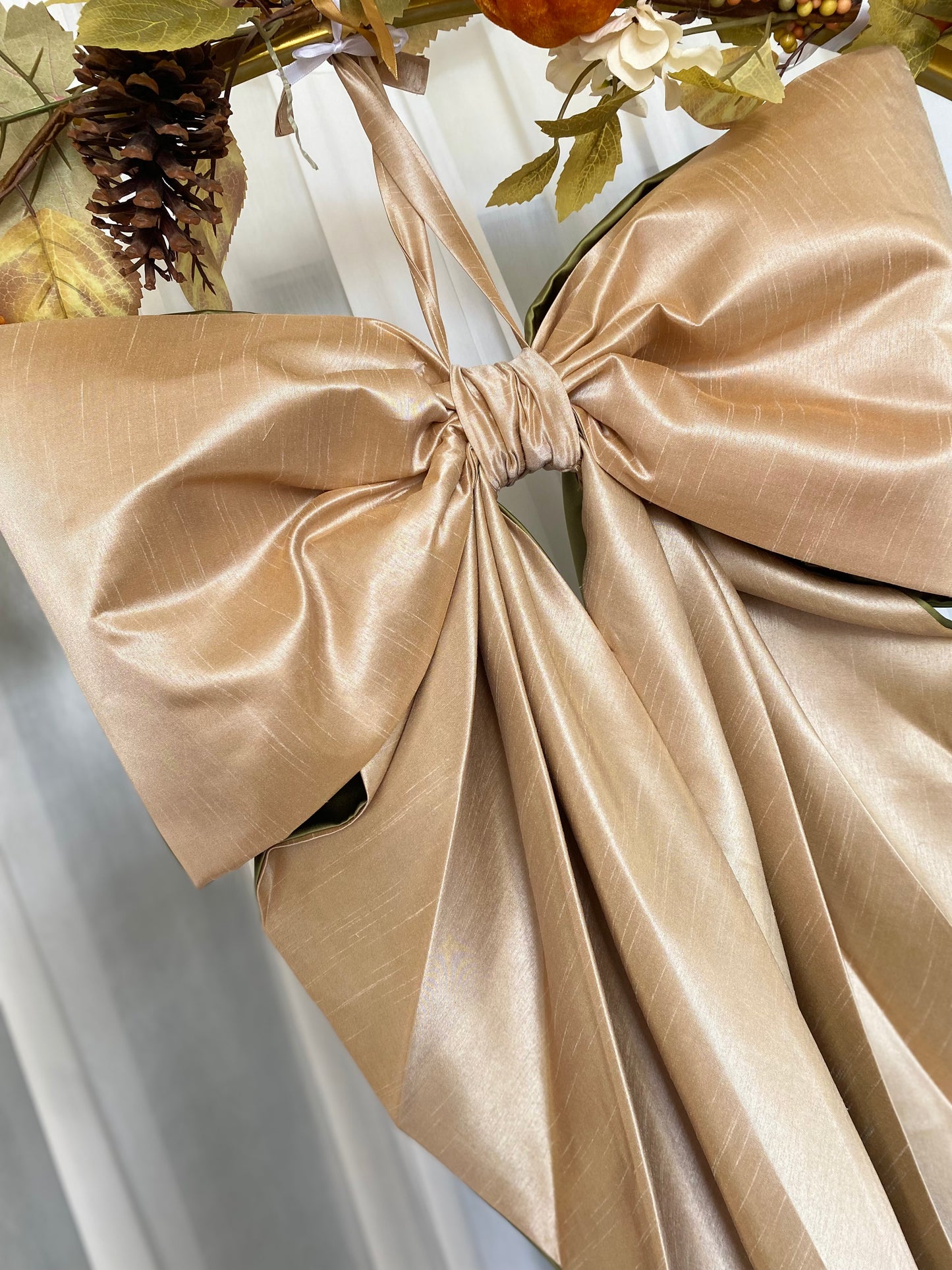 Large Reversible Satin Bow