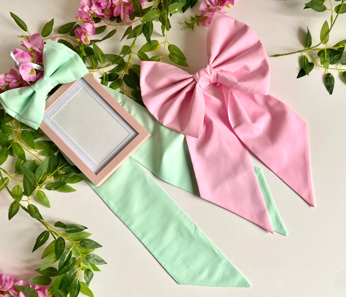 Picture Bow Mint Green