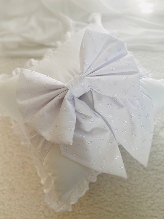 Anglaise Bow Cushion