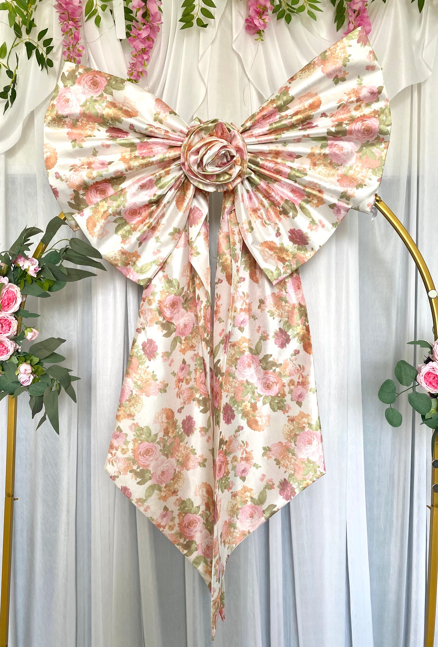 Floral Large Bow