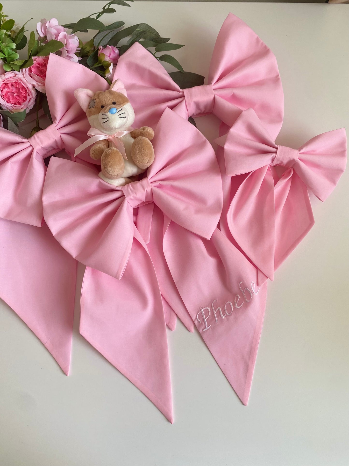 Personalised Cot Bow / Tieback