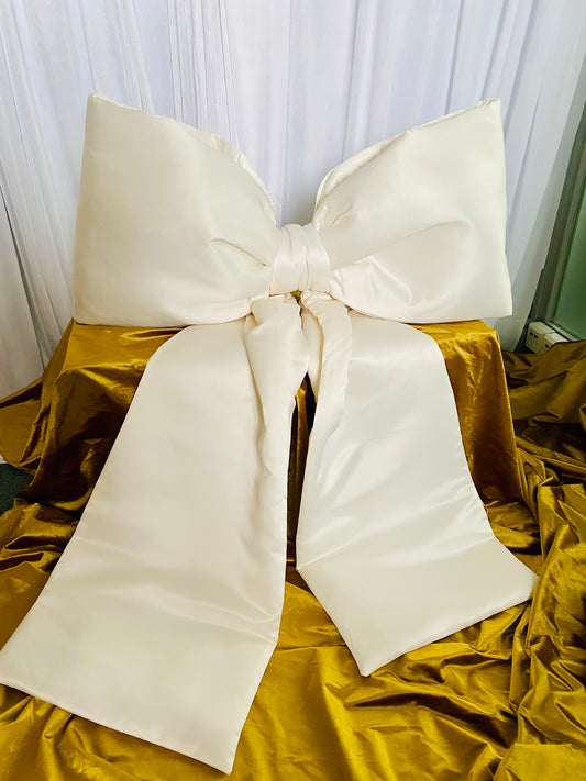 Bespoke Padded Duchess Satin Bow